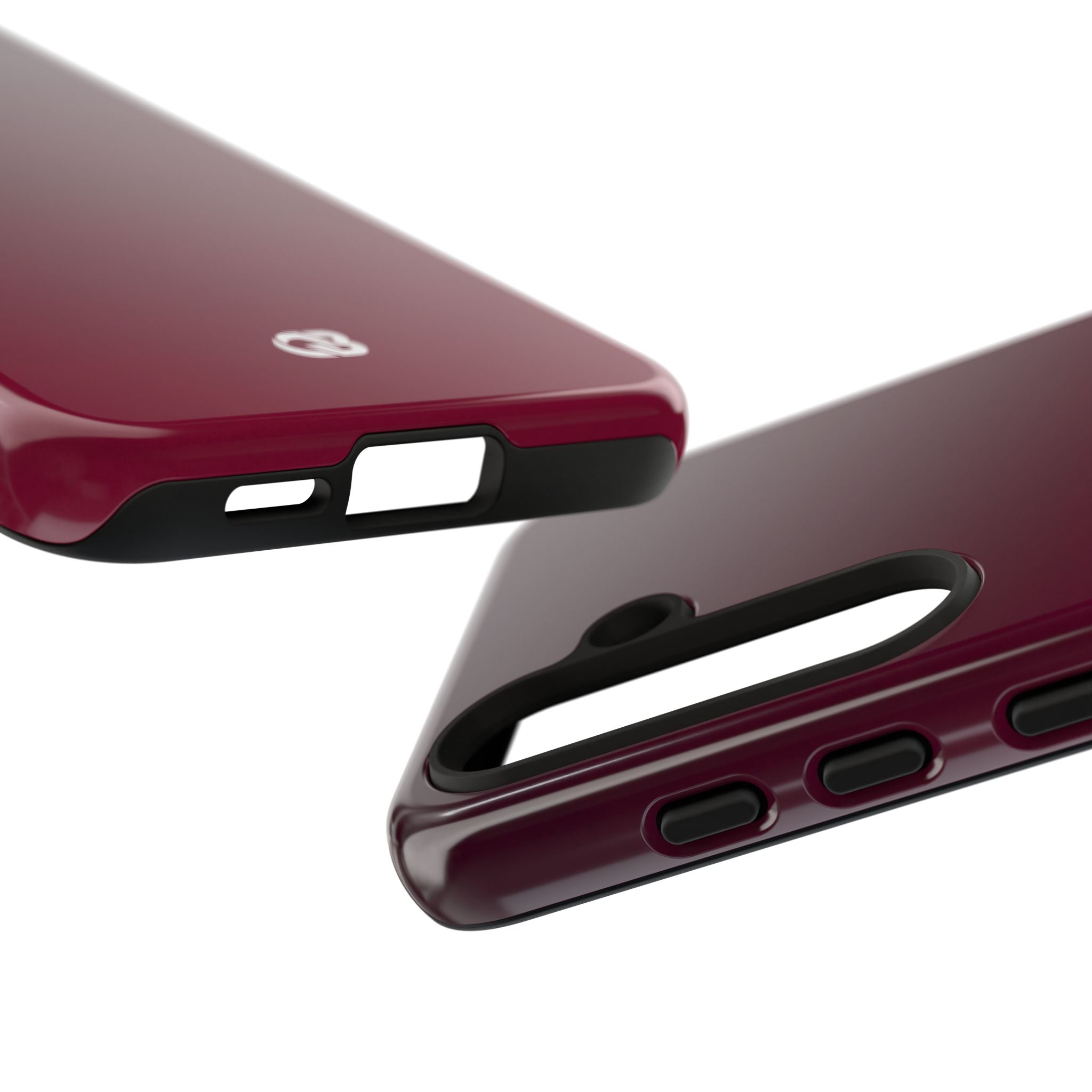 Red Tough Phone Case for Samsung - Deep Sangria Gradient
