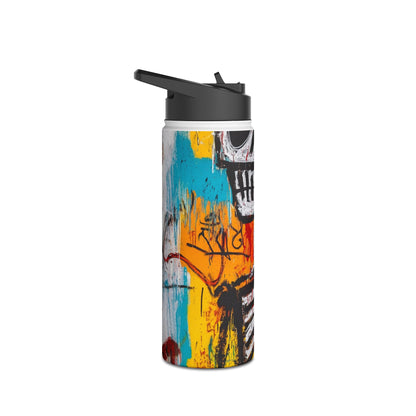 Neon Skull Chaos - Stainless Steel Water Bottle