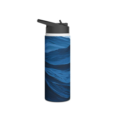 Cerulean Ridges · Insulated Water Bottle · Blue