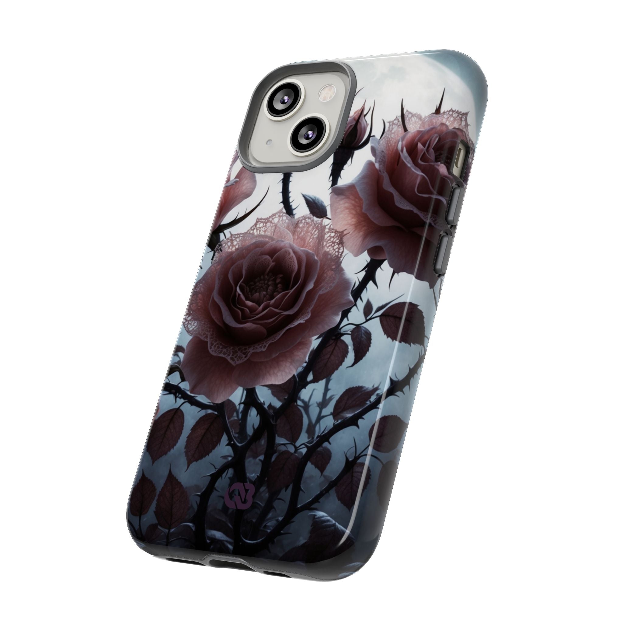 Lunar Lace Petals · Tough Coque de téléphone pour iPhone