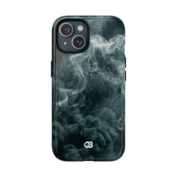 Luminescent Vapor Drift · Tough 2.0 Magnetic Phone Case for iPhone · Teal