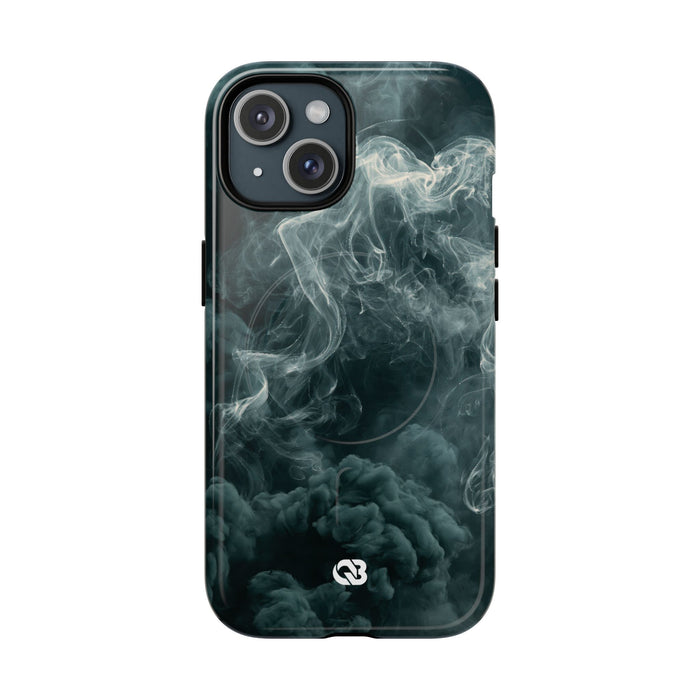 Luminescent Vapor Drift · Tough 2.0 Magnetic Phone Case for iPhone · Teal