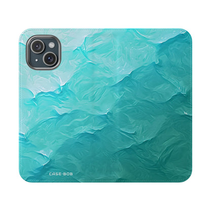 Teal Mists - iPhone 15 Case - Wallet