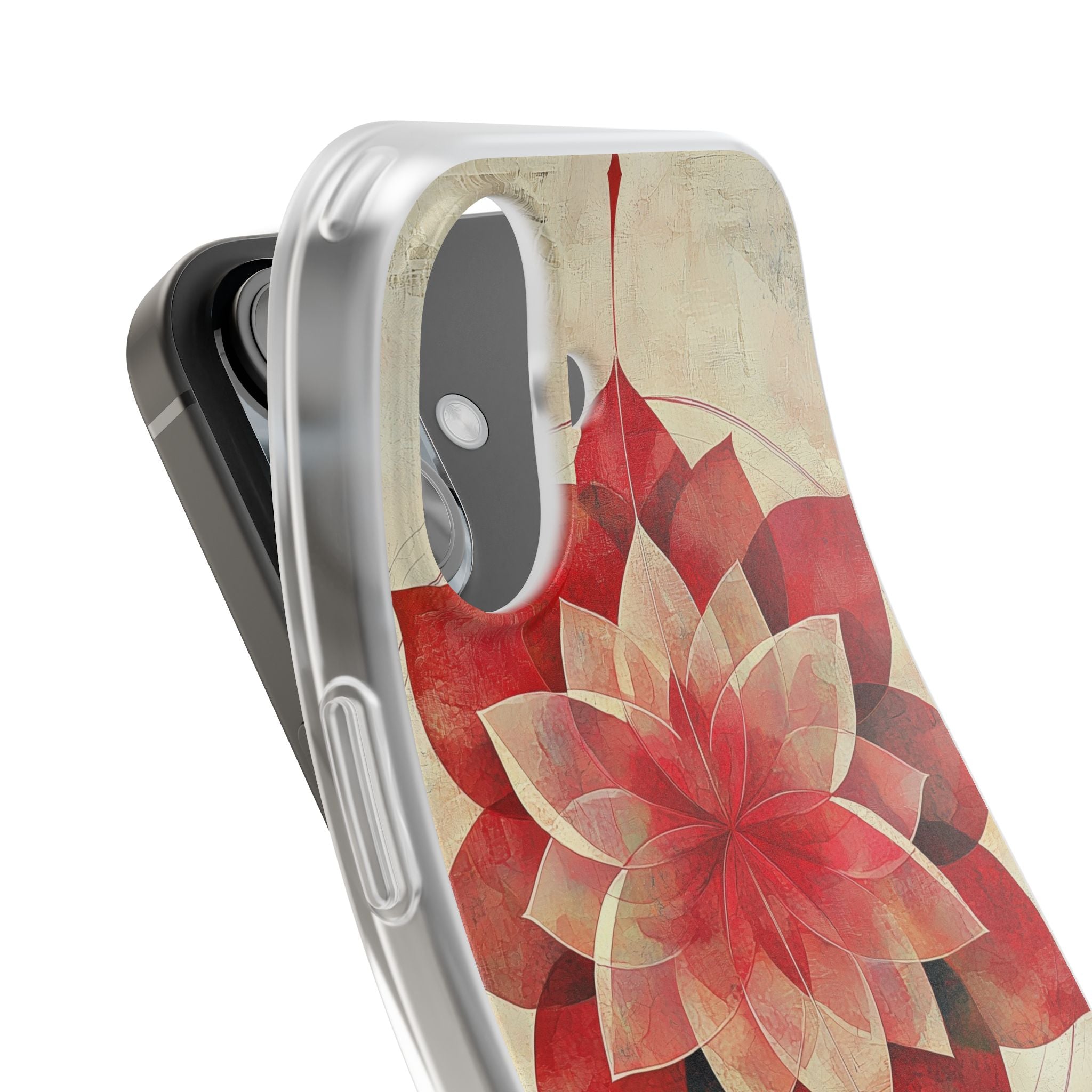 Crimson Petal Peak · Soft Phone Case for iPhone