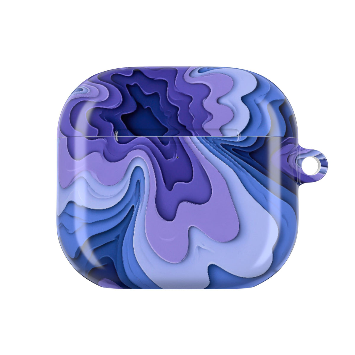 Periwinkle Strata Bloom · Hard Case for AirPods & AirPods Pro · Purple