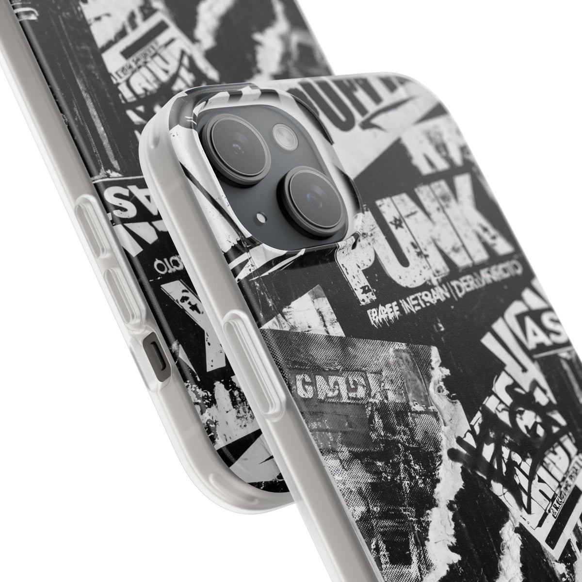 Underground Punk Collage · Lite Phone Case for iPhone ·  Black
