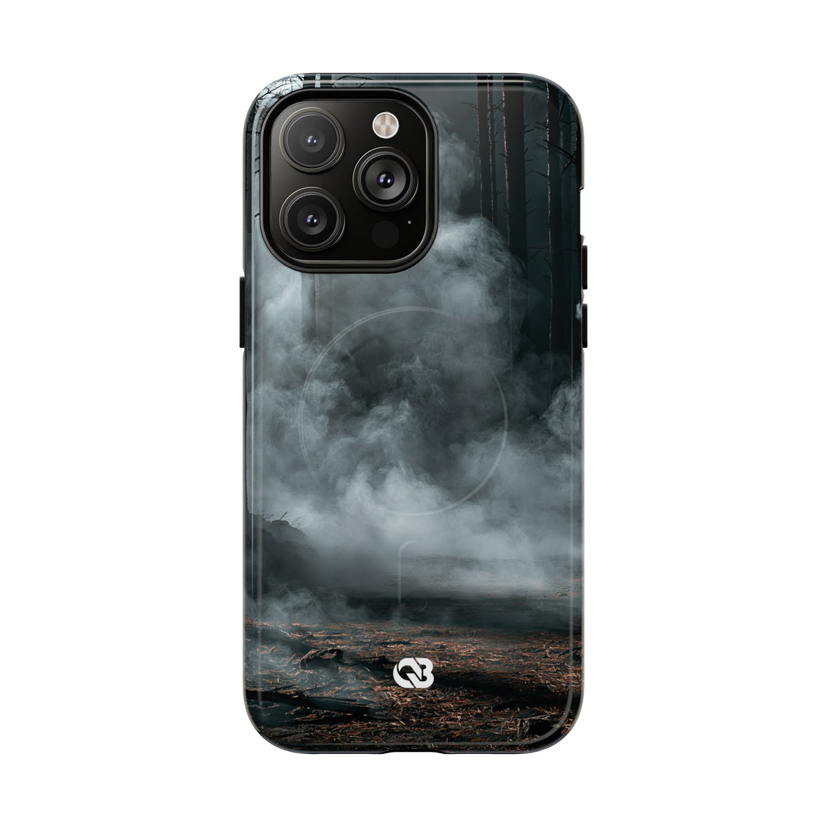 Shadowed Pine Mist · Tough 2.0 Magnetic Phone Case for iPhone · Black