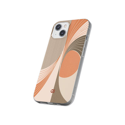 Orange Lite Phone Case for iPhone - Desert Arc Horizon