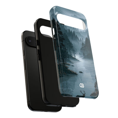 Silent Nordic Fjord · Tough Phone Case for Pixel ·  Blue