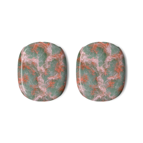 Coral Pixel Matrix · Hard Case for AirPods Max · Green
