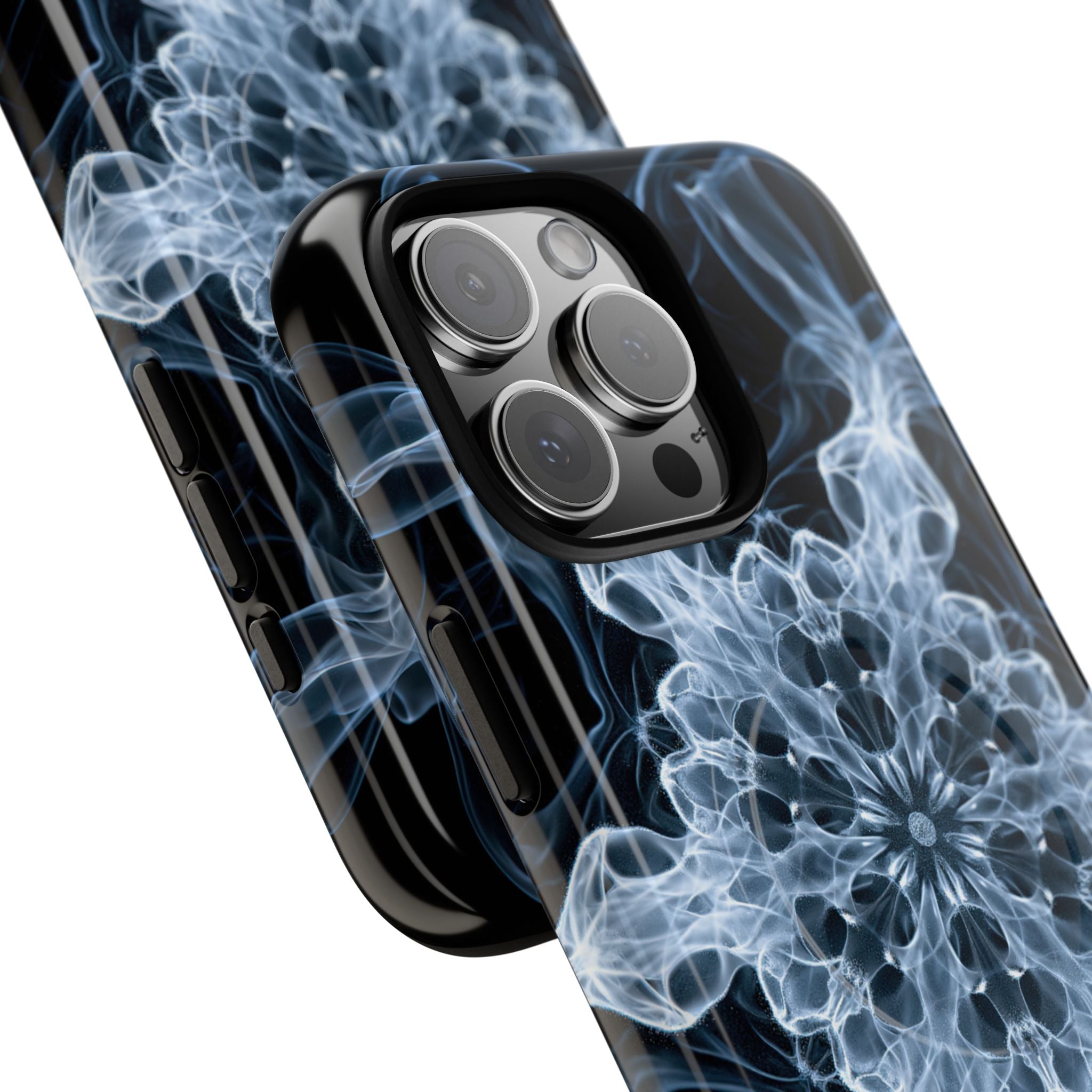 Blue Tough 2.0 Magsafe Phone Case for iPhone - Glacial Smoke Crown