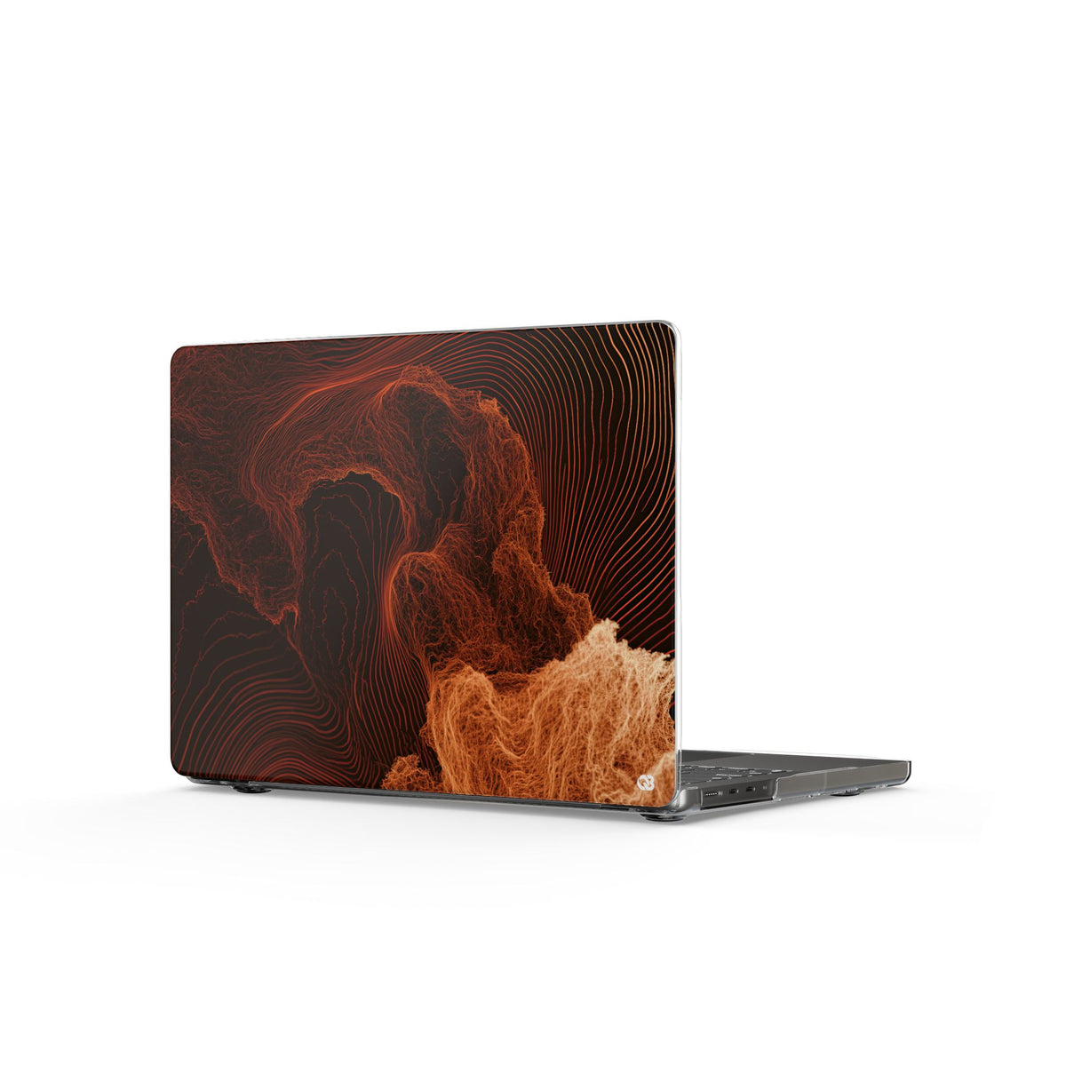 Amber Filament · Clear Hard Case for MacBook · Orange