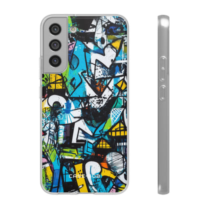 White Ripple Drift Samsung S22 Plus Case - Soft