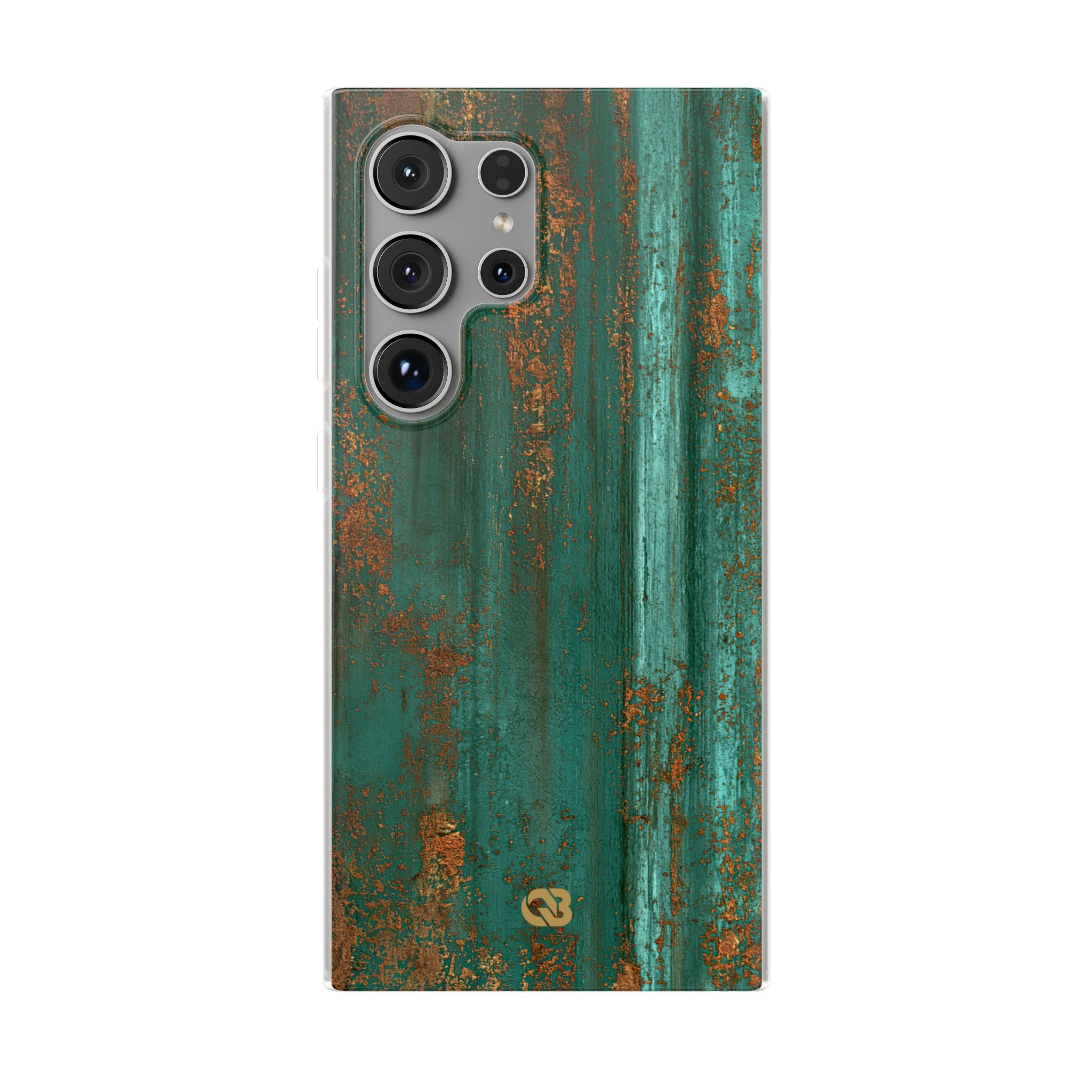 Teal Lite Phone Case for Samsung - Verdigris Copper Siding