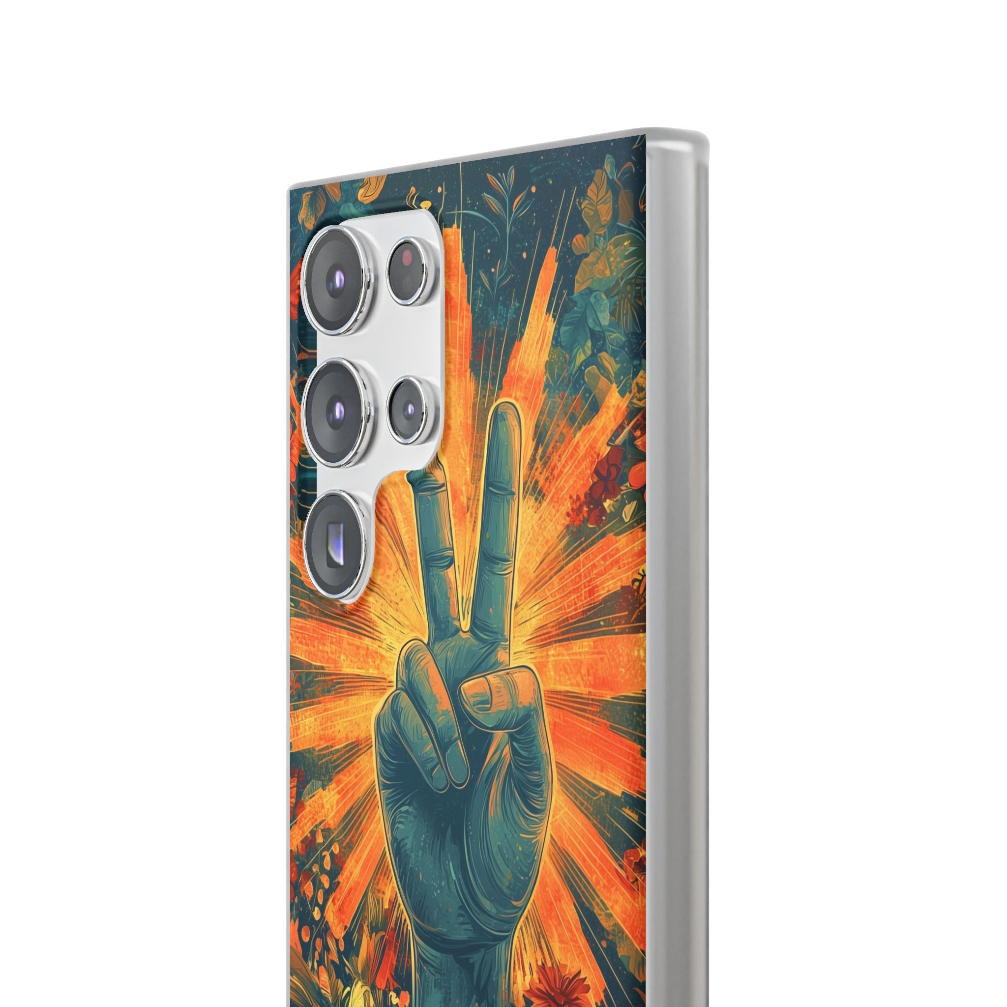 Radiant Peace Bloom · Soft Phone Case for Samsung