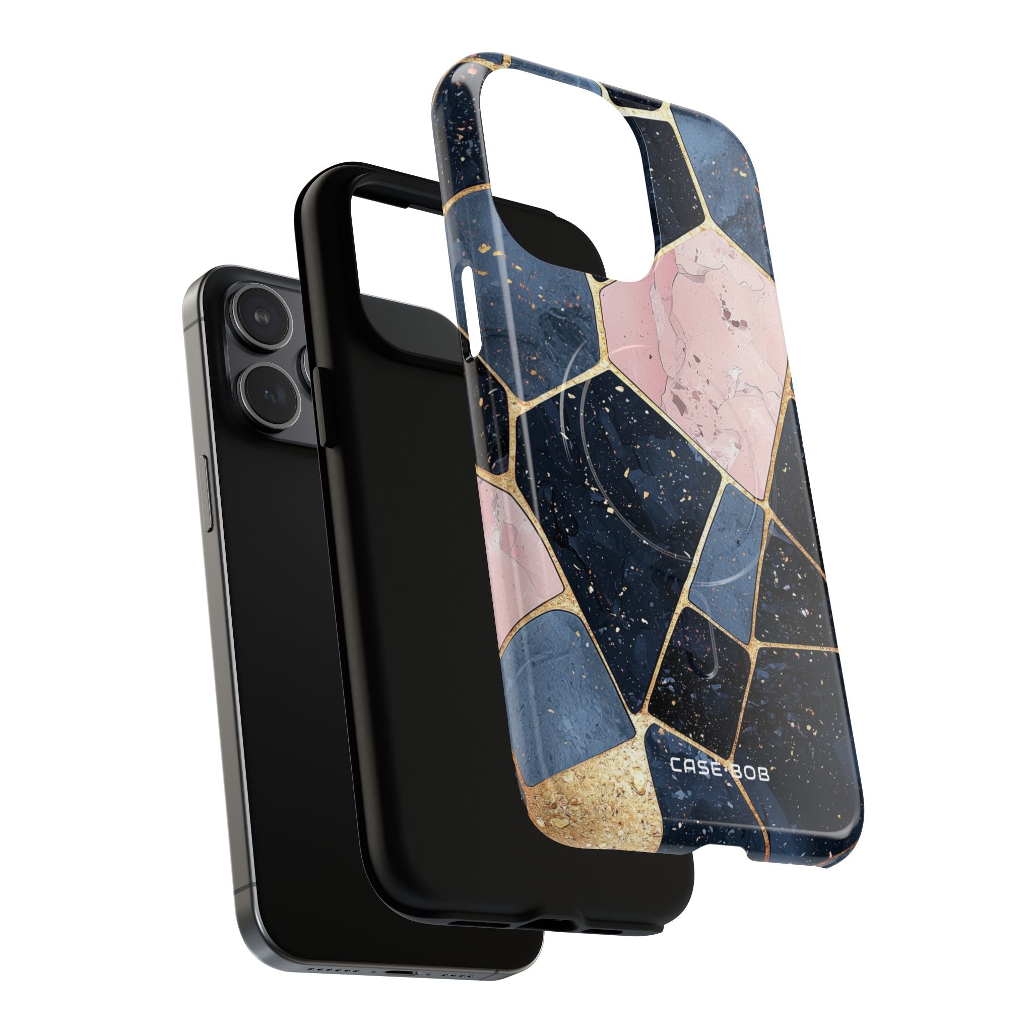 Golden Mosaic iPhone 15 Pro Max Case - Tough+
