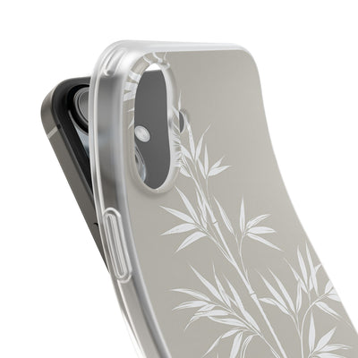 Beige Lite Phone Case for iPhone - Sandstone Bamboo Stalks