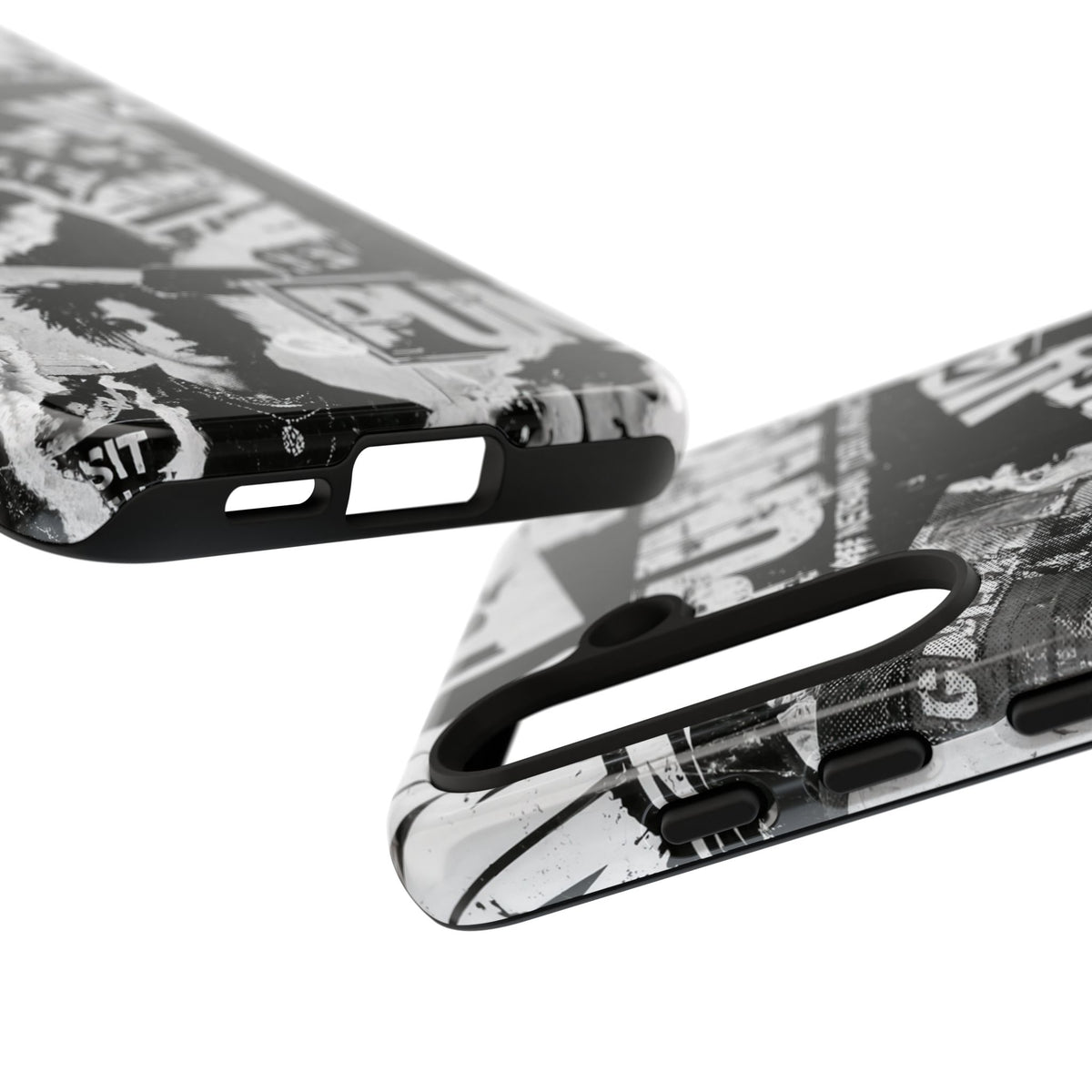 Underground Punk Collage · Tough Phone Case for Samsung · Black