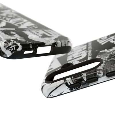 Underground Punk Collage · Tough Phone Case for Samsung · Black