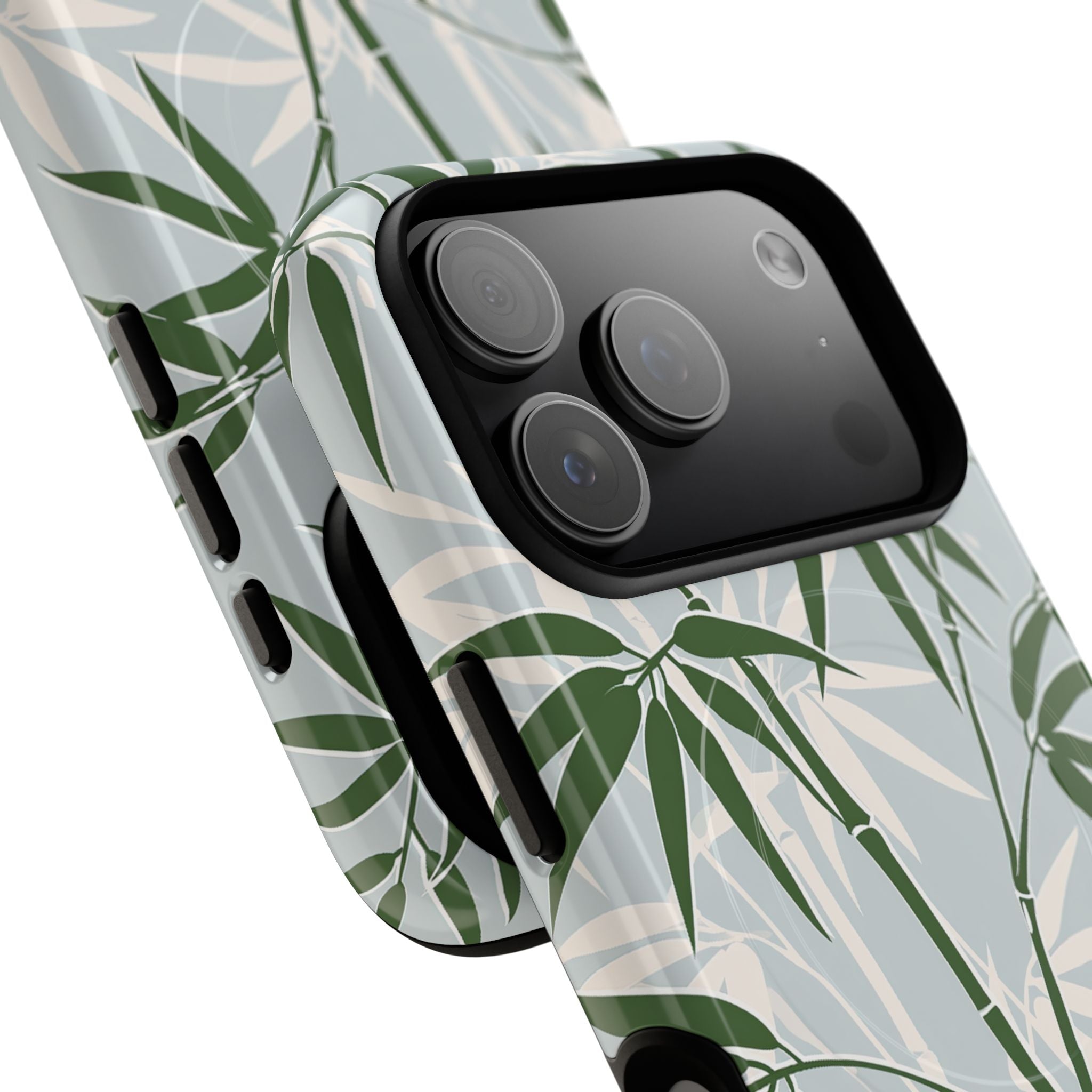 Green Tough 2.0 Magsafe Phone Case for iPhone - Kyoto Bamboo Canopy