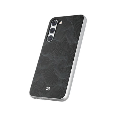 Obsidian Contour Elevation · Lite Phone Case for Samsung · Black