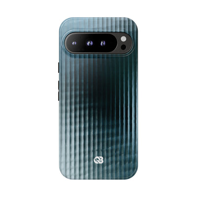Blue Tough Phone Case for Google Pixel - Glacial Reeded Glass
