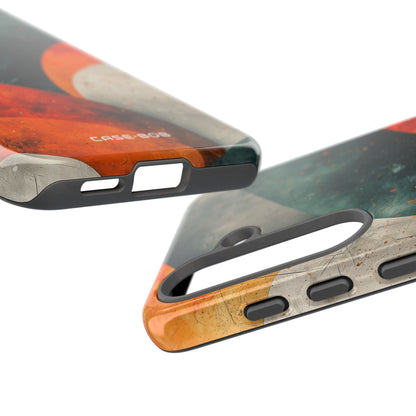 Crimson Wave Samsung S25 Case - Tough