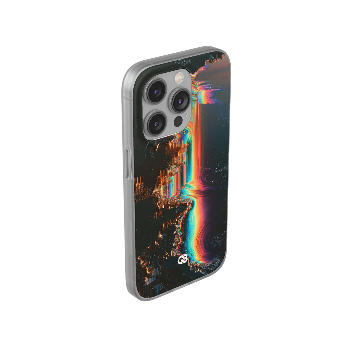 Prismatic Circuit · Lite Phone Case for iPhone ·  Black