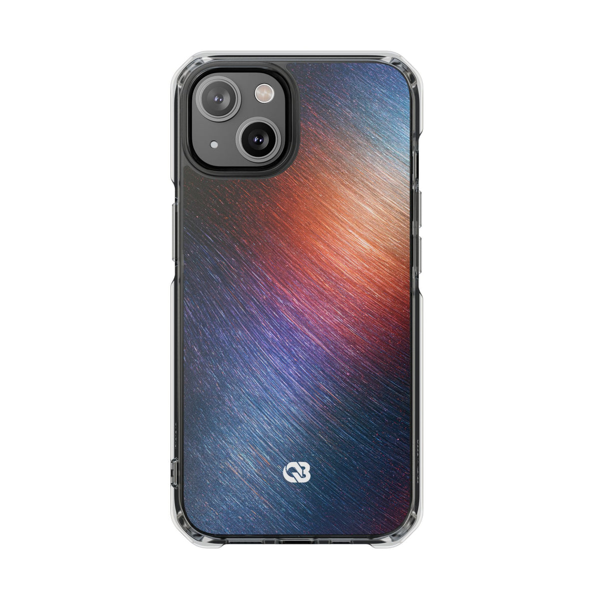 Radiant Energy Stream · Clear Impact Magnetic Phone Case for iPhone · Blue