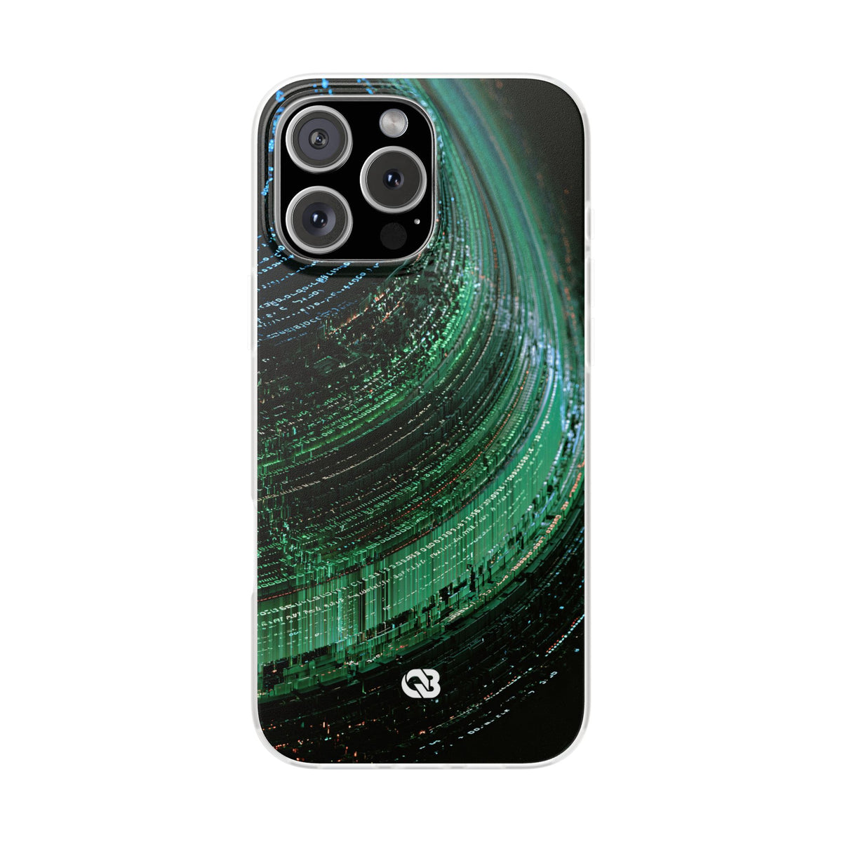 Orbital Data Stream · Lite Phone Case for iPhone ·  Green