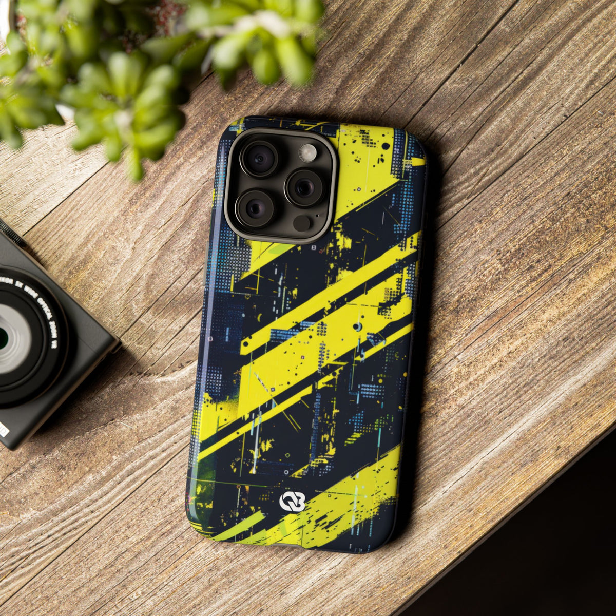 Acid Hazard · Tough Phone Case for iPhone · Yellow