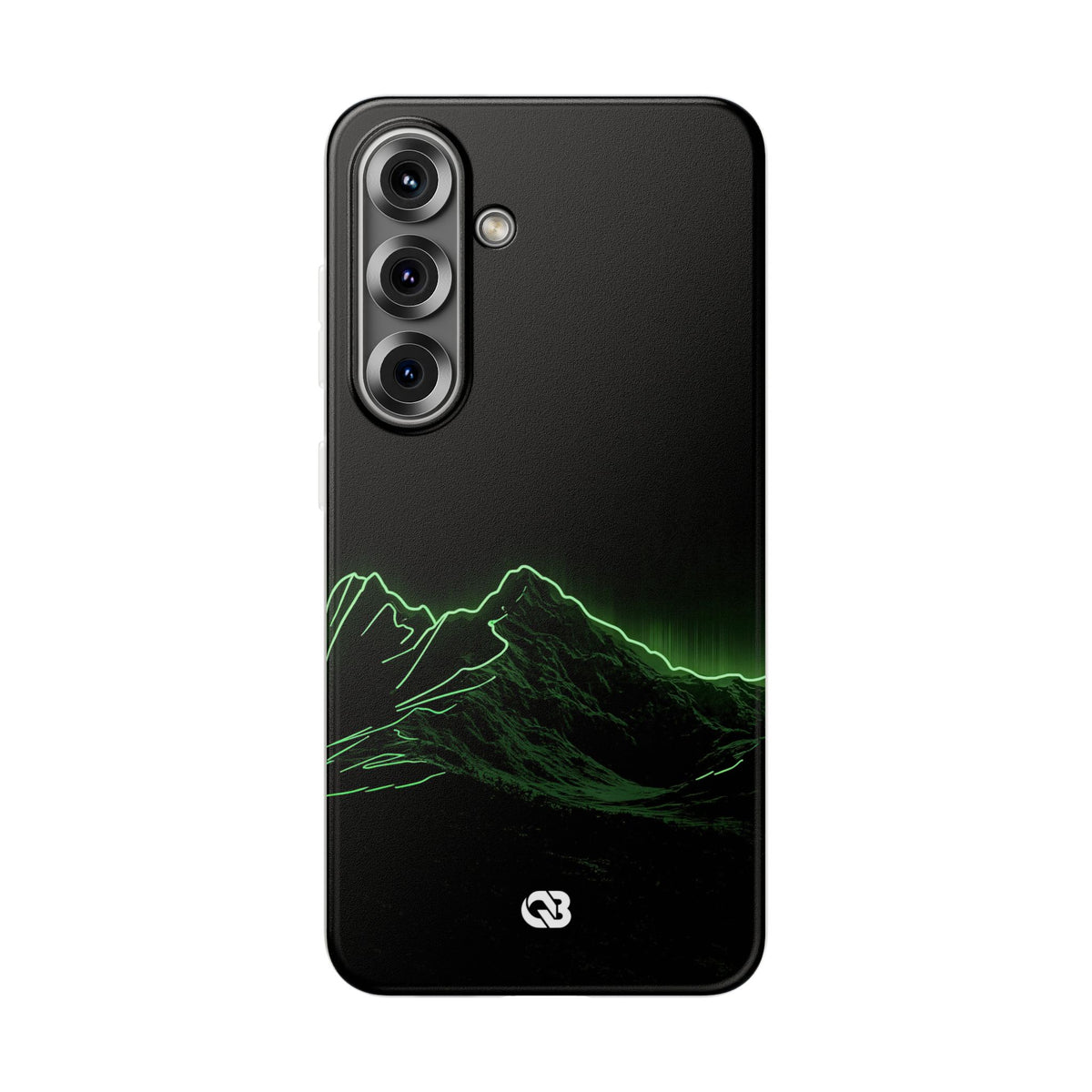 Nordic Mountain Contour · Lite Phone Case for Samsung · Black