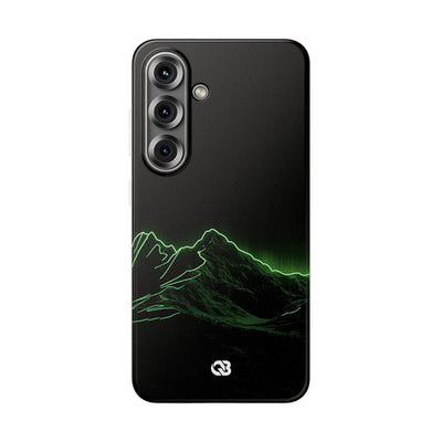 Nordic Mountain Contour · Lite Phone Case for Samsung · Black