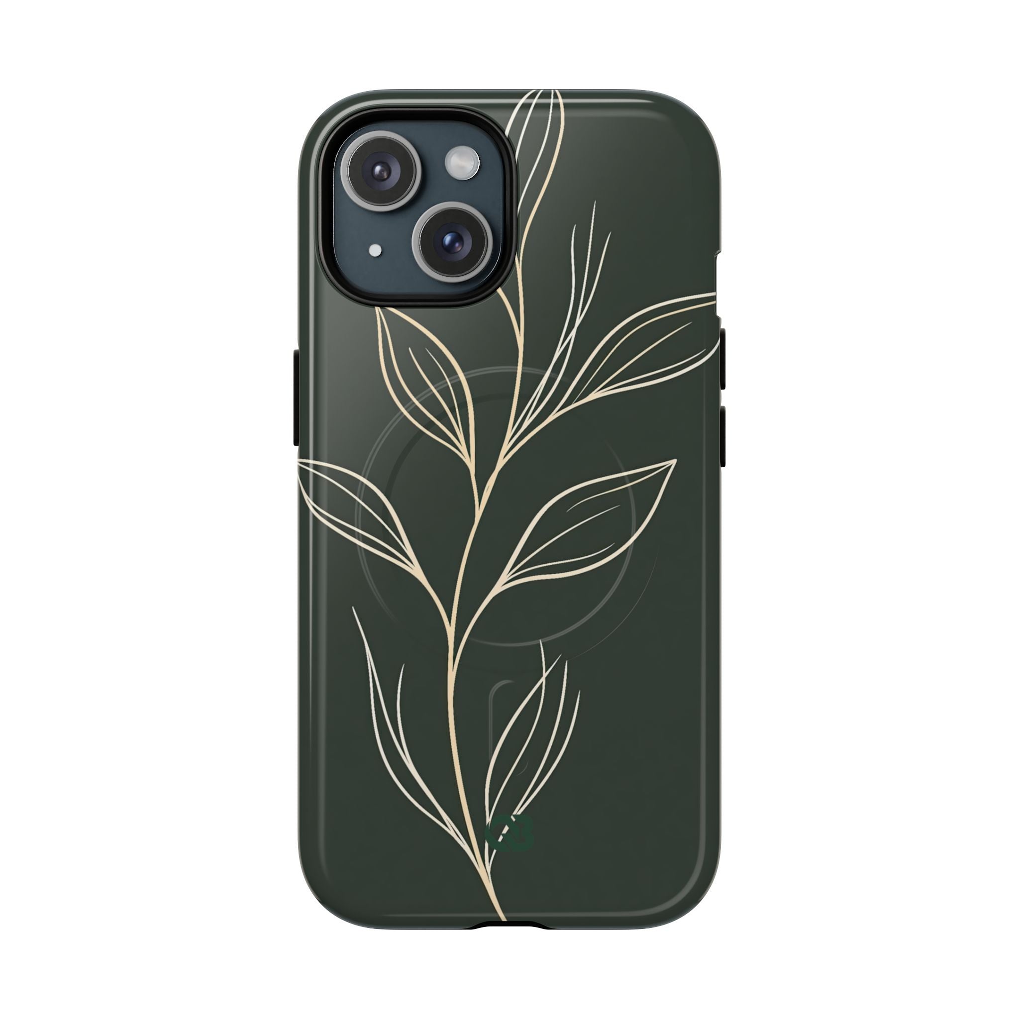 Green Tough 2.0 Magsafe Phone Case for iPhone - Deep Moss Willow