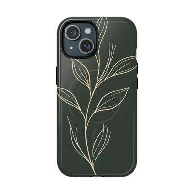 Green Tough 2.0 Magsafe Phone Case for iPhone - Deep Moss Willow
