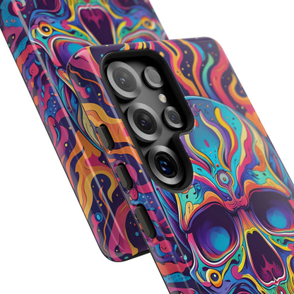 Flaming Skull Samsung S25 Ultra Case - Tough