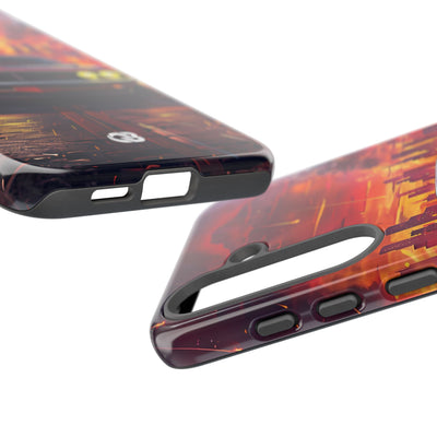 Inferno City Run · Tough Coque de téléphone pour Samsung