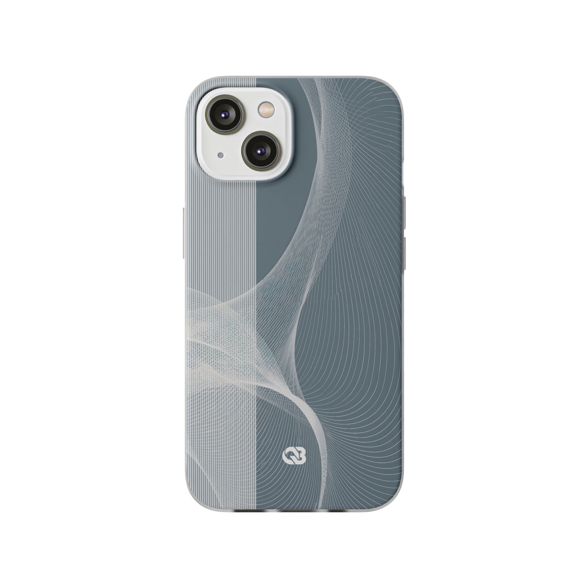 Grey Lite Phone Case for iPhone - Slate Mesh Horizon