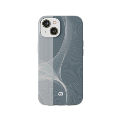 Grey Lite Phone Case for iPhone - Slate Mesh Horizon