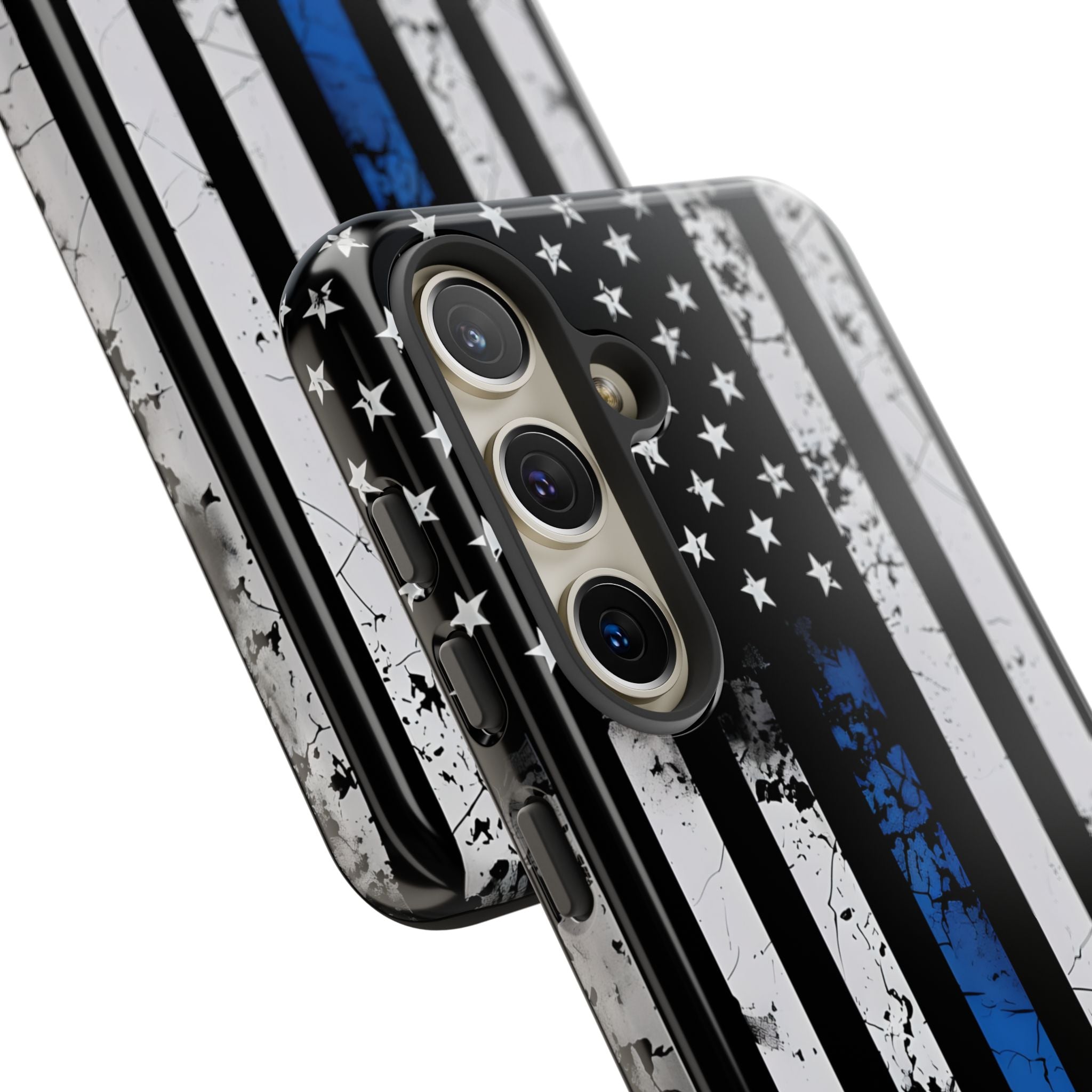 Gritty Cobalt Flag · Tough Handyhülle für Samsung