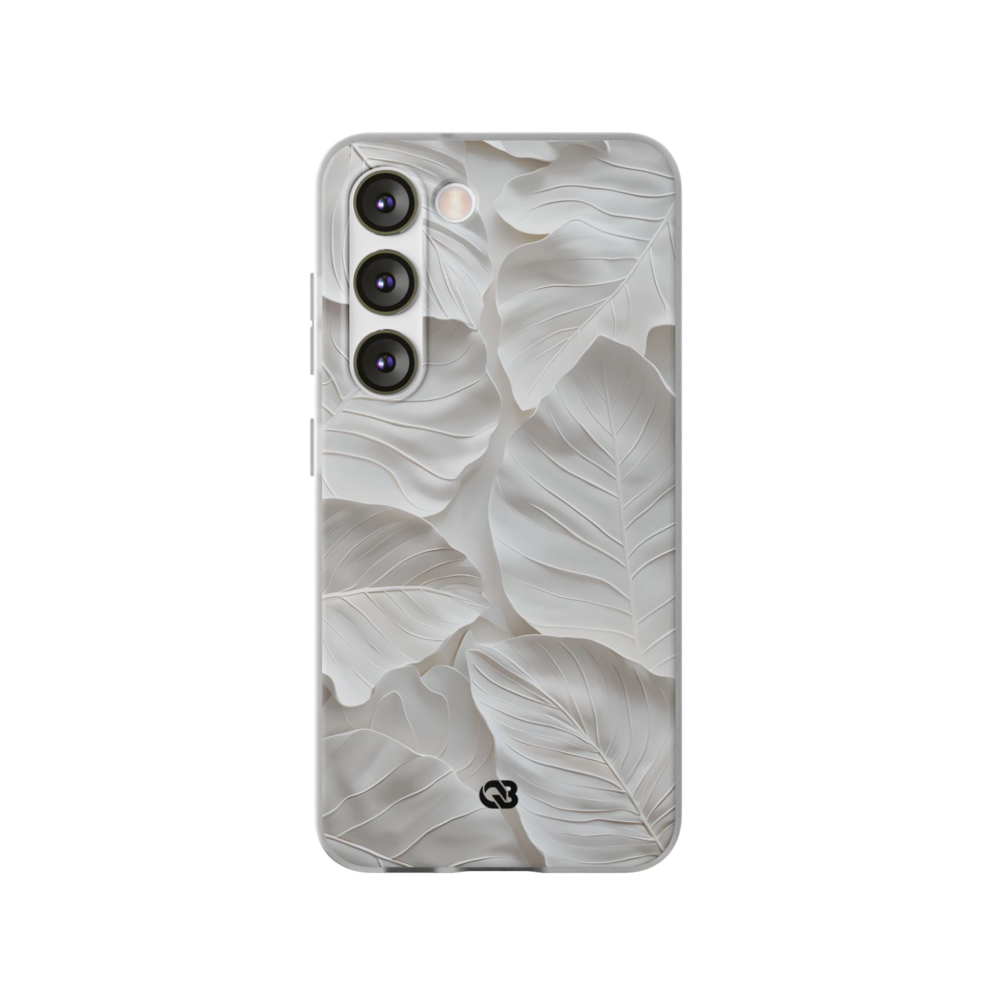 Sculpted Ivory Leaves · Soft Handyhülle für Samsung