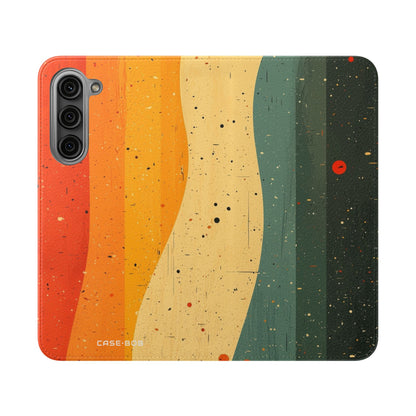 Wavy Spectrum - Samsung S23+ Case - Wallet