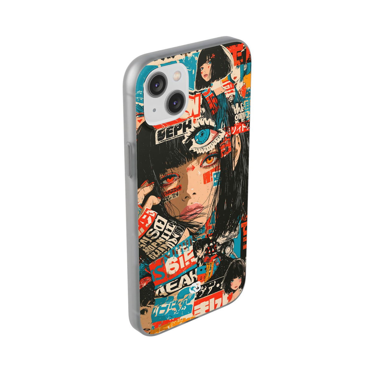 Shibuya Street Collage · Lite Phone Case for iPhone ·  Red