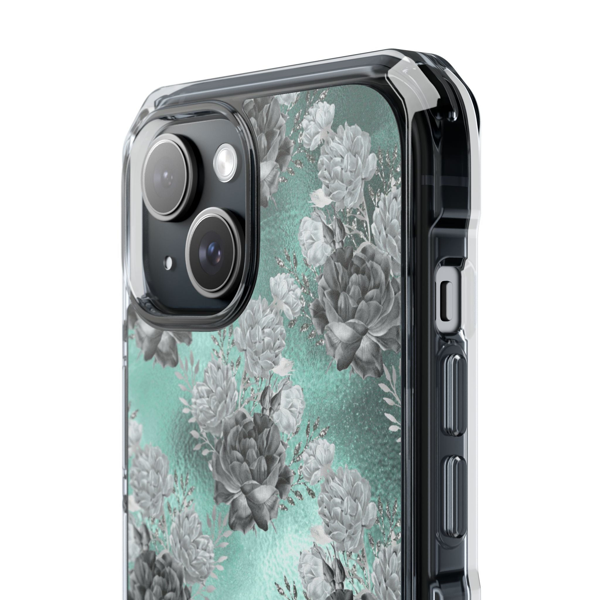 Frost Mint Floral · Impact Magsafe