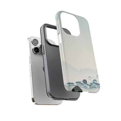 Misty Dynasty Horizon · Tough Phone Case for iPhone · Blue