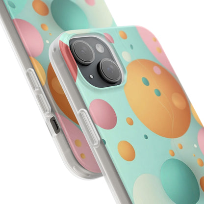 Pastel Circles iPhone 15 Plus Case - Soft