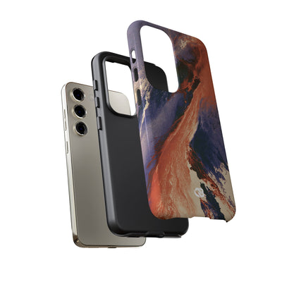 Solar Aura Drift · Tough Phone Case for Samsung · Orange
