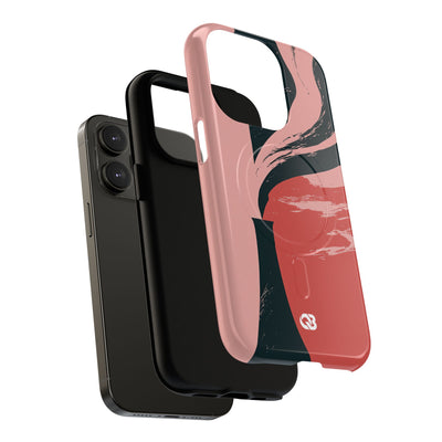 Pink Tough 2.0 Magsafe Phone Case for iPhone - Cinder Rose Plume