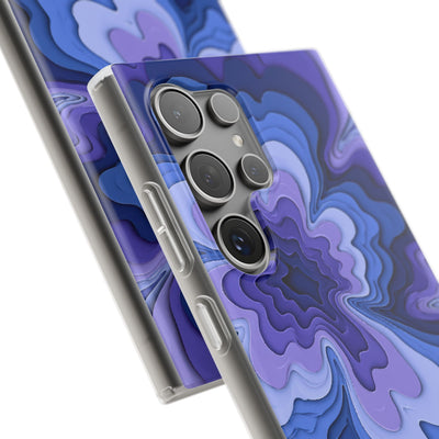 Periwinkle Strata Bloom · Lite Phone Case for Samsung · Purple