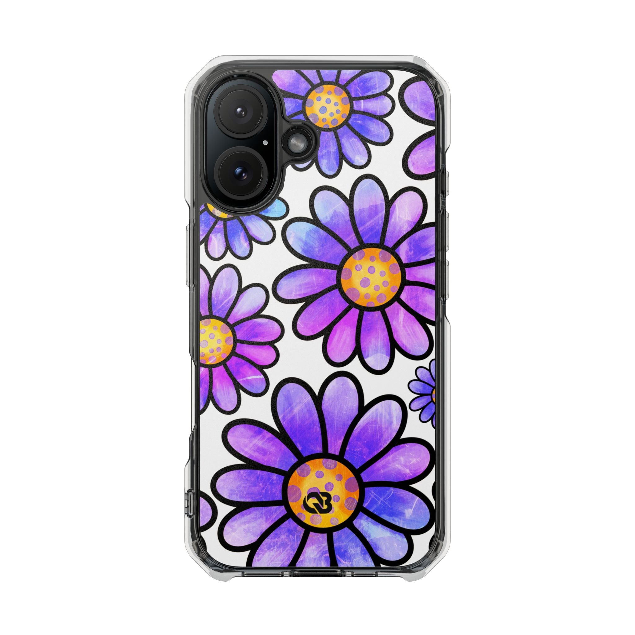 Violet Grunge Bloom · Impact Phone Case for iPhone · Magsafe